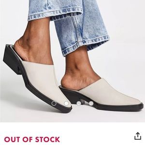 Brand New - ASOS taupe Mules